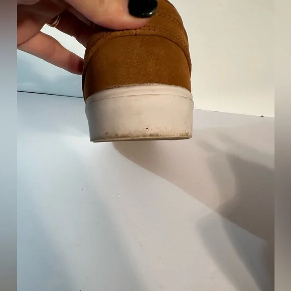 Nike SB Zoom Janoski RM Skate Shoe Men’s 10 Brown Suede Red Swoosh AQ7475-204 - Picture 12 of 15